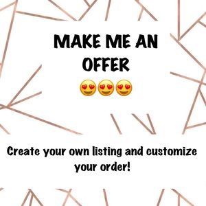 Make me an offer!
